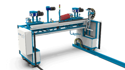 Portal de aplicación de adhesivo SPL-12M.3C.PUR. Máquina de producción de paneles de carrocería de camiones.